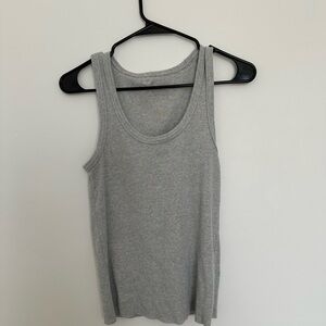 AERIE Gray Ribbed Tanktop